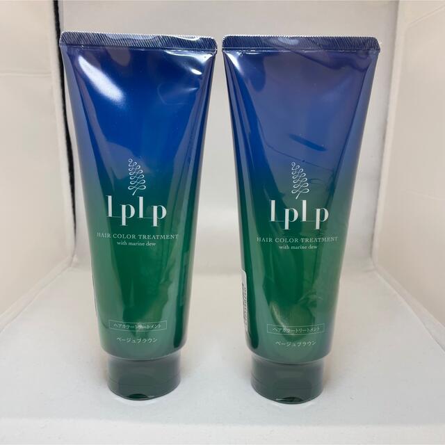 LPLP ヘアカラートリートメント ベージュブラウン2本　備品付き コスメ/美容のヘアケア/スタイリング(トリートメント)の商品写真