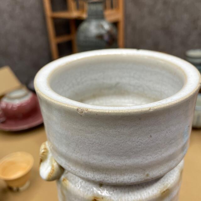 布志名焼 湯町焼 花瓶 9