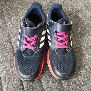 アディダス(adidas)のアディダス　スニーカー　21.5 ネイビー(スニーカー)