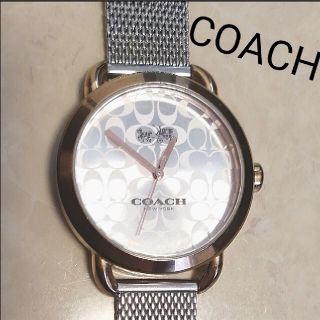 コーチ(COACH)のCOACH レディース腕時計 シグネチャー柄 シルバー(腕時計)