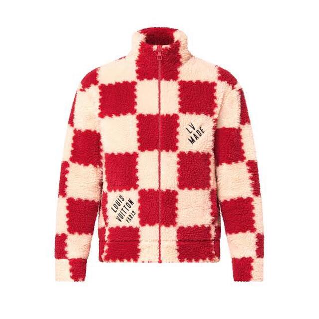【期間限定!最安値挑戦】 ジャガードダミエ ルイヴィトン 極美品 - VUITTON LOUIS フリース Vuitton Louis ブルゾン