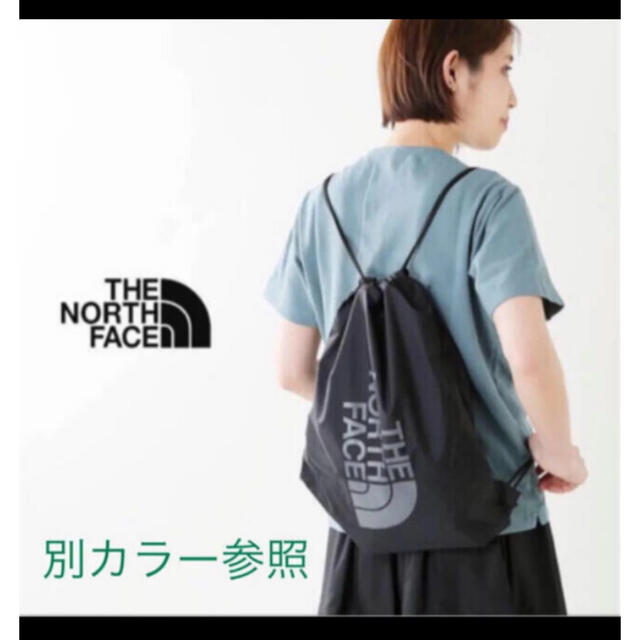 THE NORTH FACE(ザノースフェイス)の【未開封新品】ノースフェイス　ナップサック　13L ダークグリーン色　エコバッグ レディースのバッグ(リュック/バックパック)の商品写真