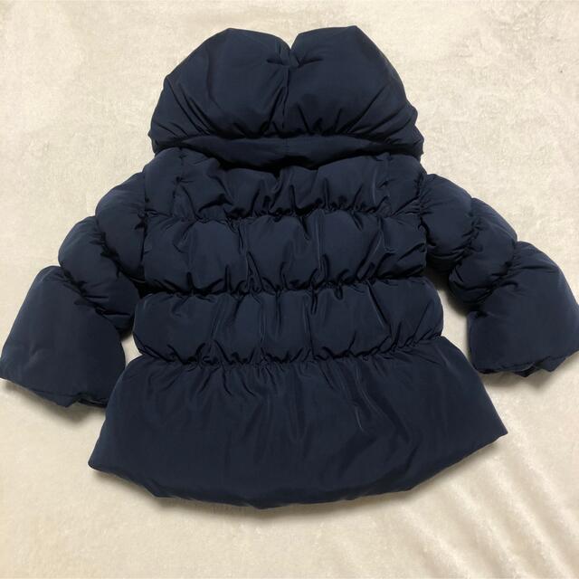 petit main(プティマイン)のPetit RUIRUE BOUTIQUE リボンダウンコート100cm キッズ/ベビー/マタニティのキッズ服女の子用(90cm~)(コート)の商品写真