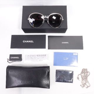 CHANEL シャネル　パントシェイプ メタル サングラス　レディース(サングラス/メガネ)