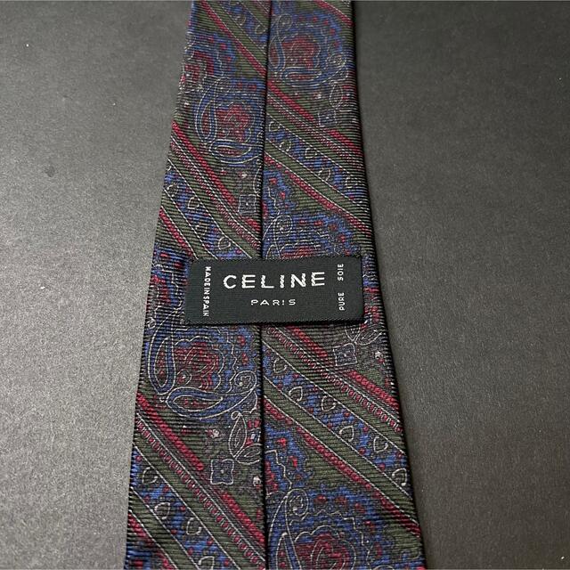 celine(セリーヌ)のブランド　最高級シルク100%【正規品】CELINE  セリーヌ　ネクタイ メンズのファッション小物(ネクタイ)の商品写真