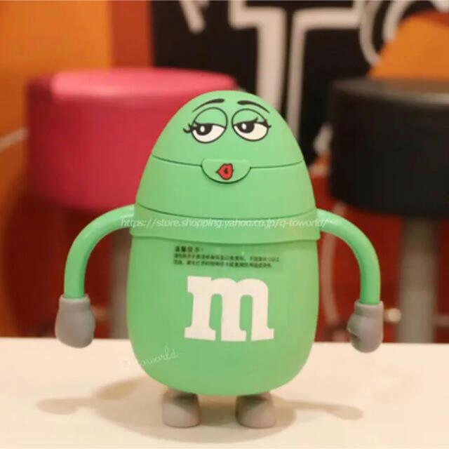 【m&m's】エムアンドエムズ　ストローマグ　ベビーマグ　ステンレス　韓国子供服 キッズ/ベビー/マタニティの授乳/お食事用品(水筒)の商品写真