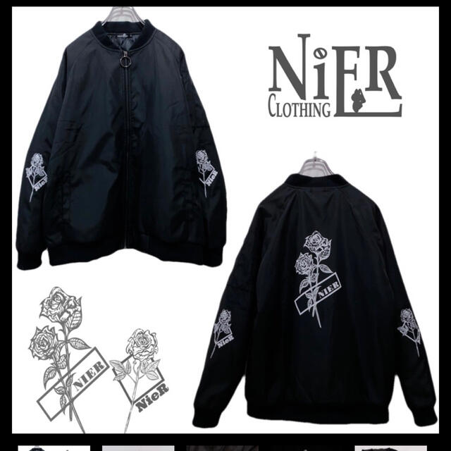 定価¥10500 NieR冬用ROSEブルゾンジャケット