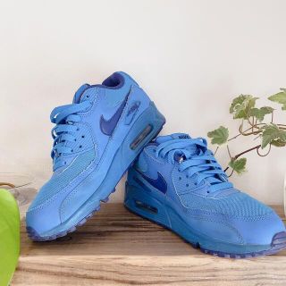 ナイキ(NIKE)のNIKE AIR MAX 24.5cm ブルー(スニーカー)