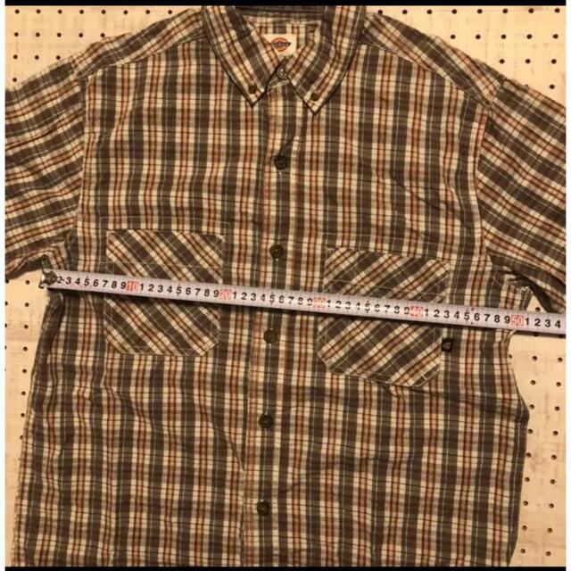 Dickies(ディッキーズ)のU.S-18  アメリカ古着　Dickies  チェック柄シャツ　Mサイズ メンズのトップス(シャツ)の商品写真