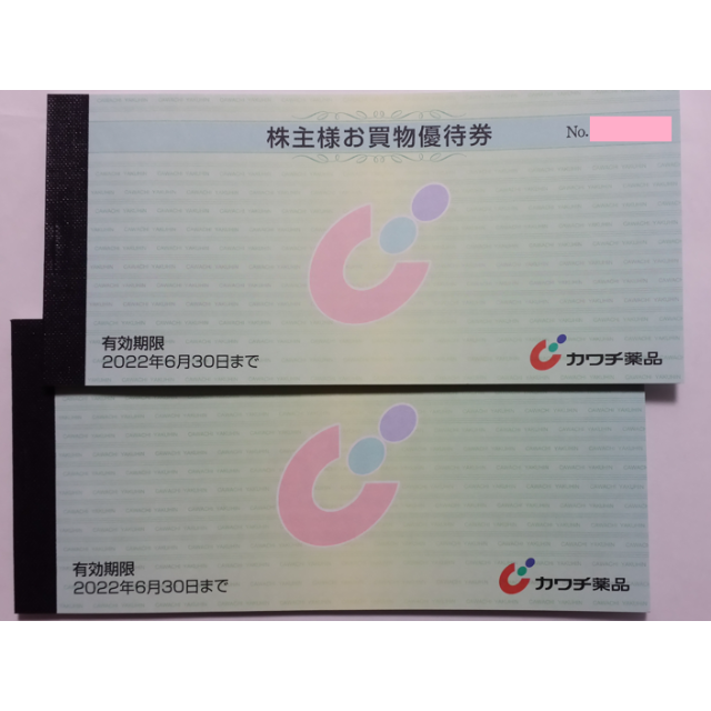 カワチ薬品 株主優待券 10000円分 2022年6月期限 -N 【12月スーパー ...