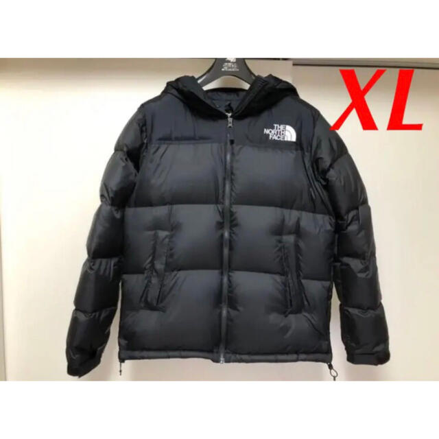 THE NORTH FACE(ザノースフェイス)の21AW直営店限定 ノースフェイス ヌプシ フーディ ブラック XL メンズのジャケット/アウター(ダウンジャケット)の商品写真