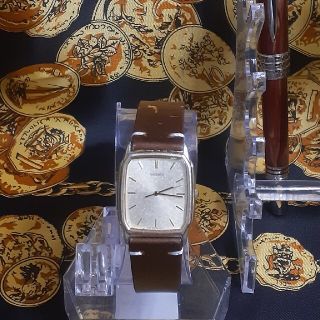 SEIKO - けっこう美品!メンズ/QZ/新品電池、ベルト交換済み SEIKO - けっこう美品!メンズ/QZ/新品電池、ベルト交換済み
