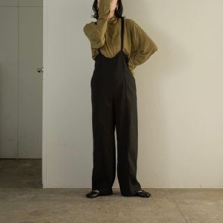 ラウジー(lawgy)のlawgy  centerline suspender pants black(サロペット/オーバーオール)