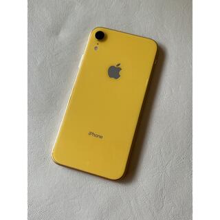 アップル(Apple)のアップル iphonexr  b イエロー　128g(スマートフォン本体)