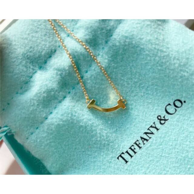 最高品質の Tiffany Tスマイル　ミニ　ネックレス 【正規品】Tiffany - Co. & ネックレス