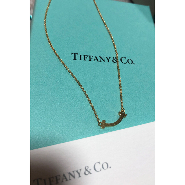 Tiffany & Co.(ティファニー)の【正規品】Tiffany Tスマイル　ミニ　ネックレス レディースのアクセサリー(ネックレス)の商品写真