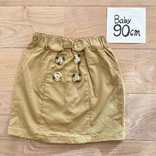 Baby 90 トレンチ スカート 新品未使用 女の子 春(スカート)