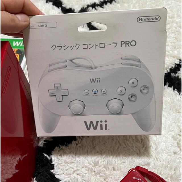 wii 本体　赤　ソフト 3