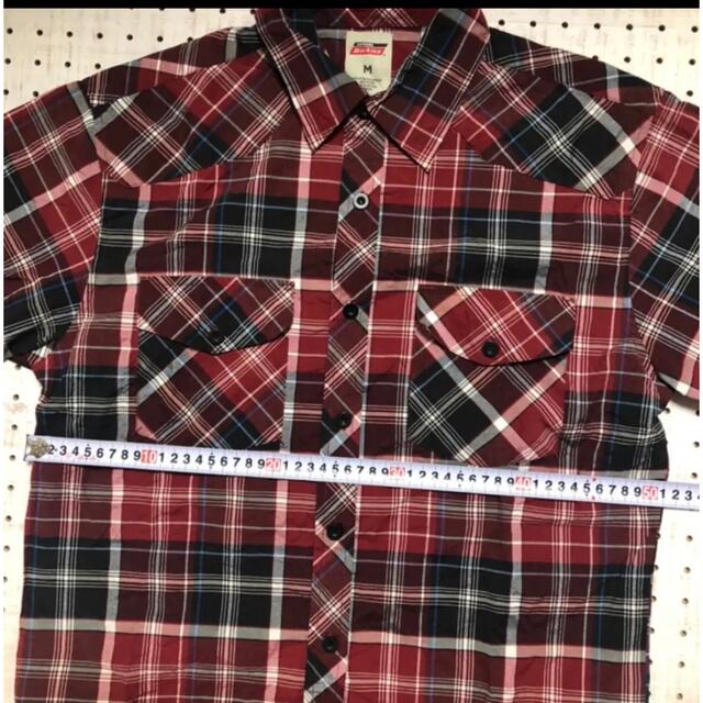 Dickies(ディッキーズ)のU.S-27 アメリカ古着　Dickies  チェック柄シャツ　Mサイズ メンズのトップス(シャツ)の商品写真