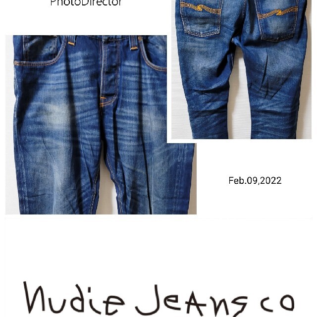 Nudie Jeans　ヌーディージーンズ　デニム　ジーンズ　パンツ　メンズ