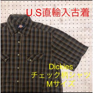 ディッキーズ(Dickies)のU.S-28  アメリカ古着　Dickies  チェック柄シャツ　Mサイズ(シャツ)