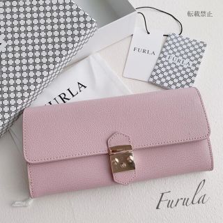 フルラ(Furla)のフルラ美品長財布　チェスティ　ロージーモンスター　セブンテン  オブリ　アンミヌ(財布)