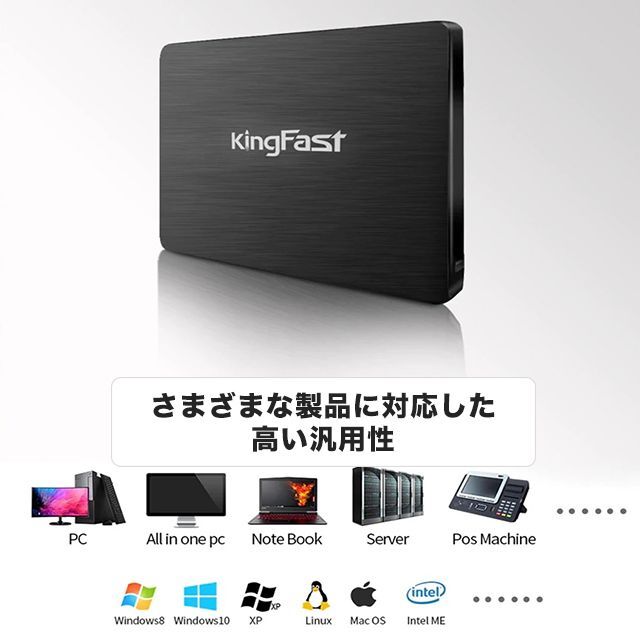 安心の国内発送・新品【SSD 512GB】KingFast 最新モデルF10 2