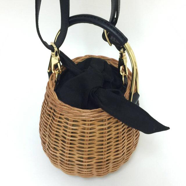 ヴィオラドーロ フォックスファー かごバッグ レディースのバッグ(ハンドバッグ)の商品写真