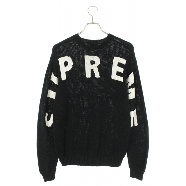 Supreme Back Logo Sweater バックロゴ　黒　M