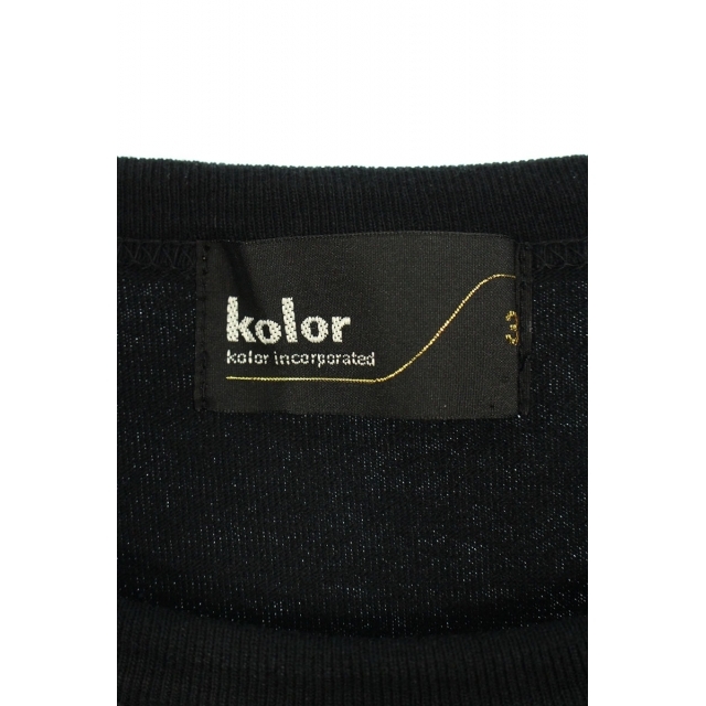 kolor(カラー)のカラー ハード天竺 ロゴプリントTシャツ 3 メンズのトップス(Tシャツ/カットソー(半袖/袖なし))の商品写真