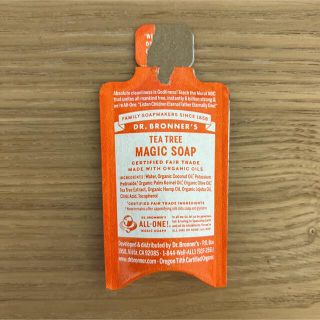 ドクターブロナー(Dr.Bronner)の【新品・未開封】ドクターブロナー マジックソープ ティートゥリー 10ml(洗顔料)