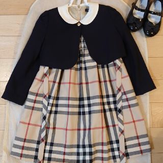 BURBERRY - バーバリー セットアップ 入学式 ワンピース ボレロの通販