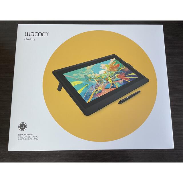 Wacom(ワコム)のWacom Cintiq 16 FHD ブラック スマホ/家電/カメラのPC/タブレット(PC周辺機器)の商品写真