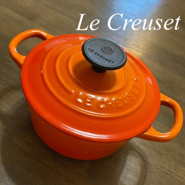 LE CREUSET(ルクルーゼ)のル・クルーゼ　14  鍋　オレンジ インテリア/住まい/日用品のキッチン/食器(鍋/フライパン)の商品写真