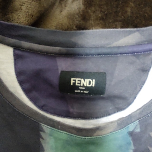 FENDI(フェンディ)の最終値下げ　フェンディ　カットソー　L相当 メンズのトップス(Tシャツ/カットソー(半袖/袖なし))の商品写真