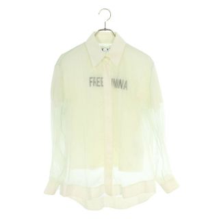 オフホワイト(OFF-WHITE)のオフホワイト Tシャツドッキングシースルー長袖シャツ 38(シャツ/ブラウス(長袖/七分))