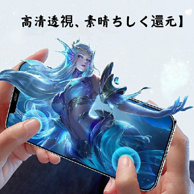 AQUOS(アクオス)のAQUOS sense 4/ ５Gブルー ライト カット 強化 フィルム です。 スマホ/家電/カメラのスマホアクセサリー(保護フィルム)の商品写真