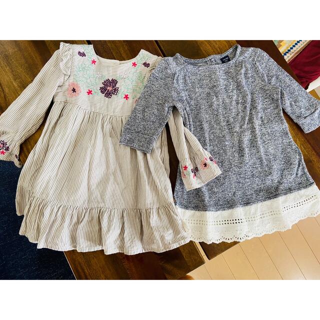 babyGAP(ベビーギャップ)のbabygap ワンピース 90 キッズ/ベビー/マタニティのキッズ服女の子用(90cm~)(ワンピース)の商品写真