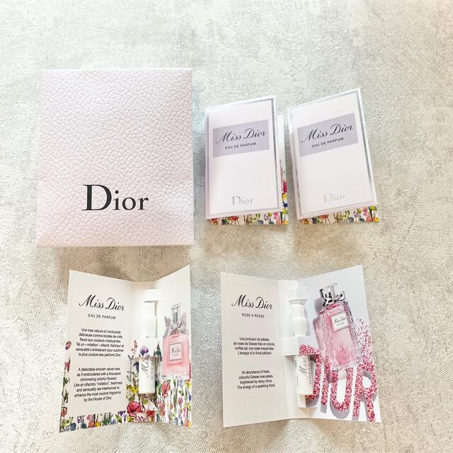 Christian Dior(クリスチャンディオール)の【新品未使用】Miss Dior ミニ香水 4個セット オードゥ パルファン コスメ/美容の香水(香水(女性用))の商品写真