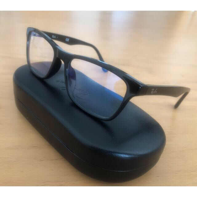 Ray-Ban - Ray Ban レイバン  ブルーライトカット伊達メガネ  度無し　ブラック