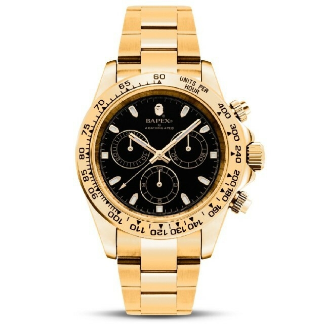 A BATHING APE(アベイシングエイプ)の激レア 新作 A BATHING APE TYPE 4 BAPEX ROLEX メンズの時計(腕時計(アナログ))の商品写真