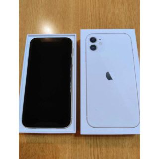 アップル(Apple)のiPhone 11 64GB ホワイト【未使用】(スマートフォン本体)