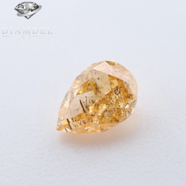 オリンジダイヤモンドルース/ F.I.Y. ORANGE/ 0.129 ct.