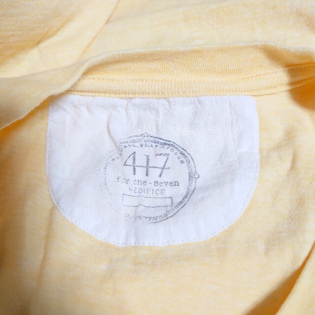 417 EDIFICE(フォーワンセブンエディフィス)の417 EDIFICE ポケットTシャツ　イエロー メンズのトップス(Tシャツ/カットソー(半袖/袖なし))の商品写真