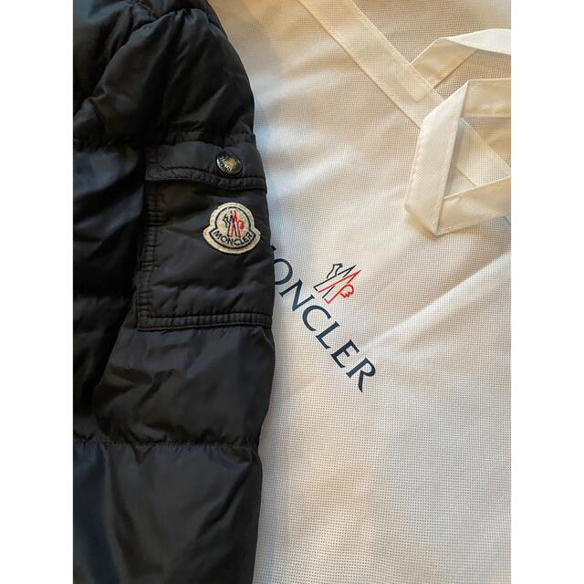MONCLER - モンクレールダウンコート モカ ブラック MONCLER - モンクレールダウンコート モカ ブラック