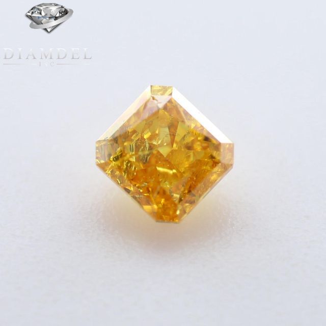 イェローダイヤモンドルース/ F.V.O. YELLOW/ 0.151 ct.箱付状態