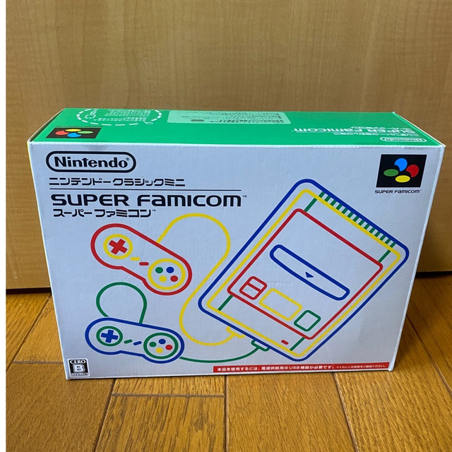 ニンテンドークラシックミニ スーパーファミコン本体と純正アダプタ付き