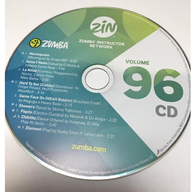 Zumba(ズンバ)のズンバ　ZUMBA CD 83、86、87、96 エンタメ/ホビーのCD(クラブ/ダンス)の商品写真