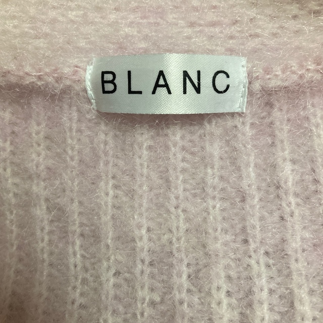 レディースBLANC(ブラン) モヘヤニットカーディガン