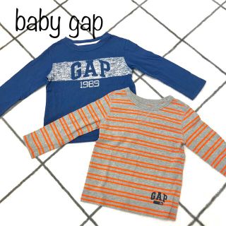 ベビーギャップ(babyGAP)の【ベビー・キッズ】baby gap 長袖Tシャツ　2点セット(Tシャツ/カットソー)